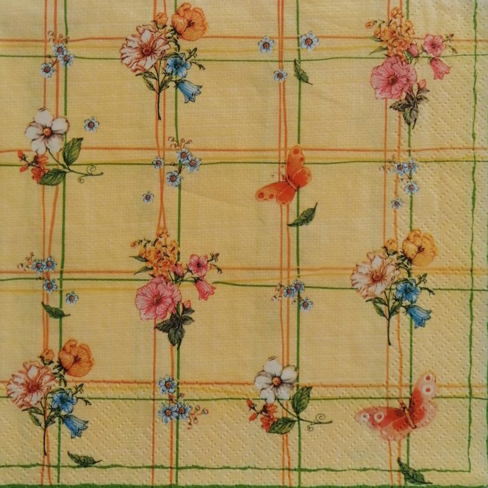 tovaglioli per decoupage mazzetti di fiori arti e grafica busta da 2 pezzi 30x30