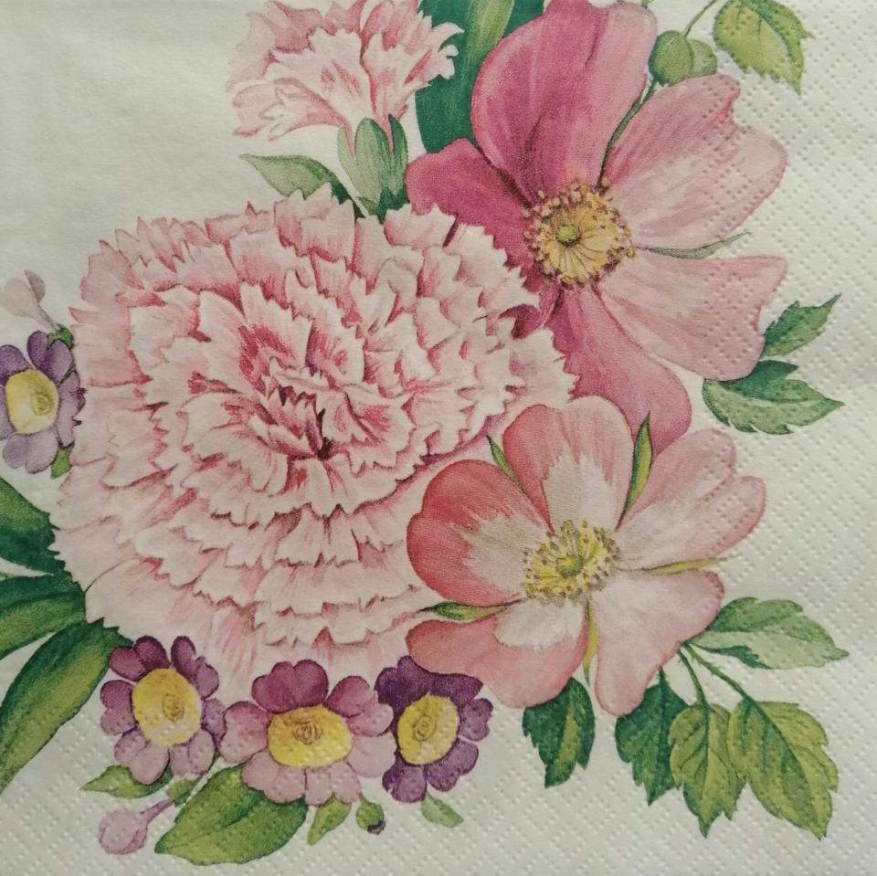 tovaglioli per decoupage fiori in mazzo arti e grafica busta da 2 pezzi 30x30