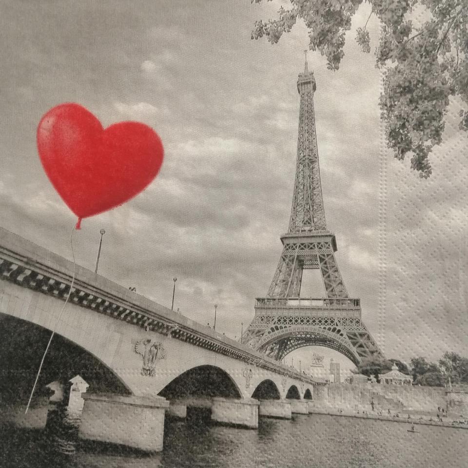 tovaglioli per decoupage parigi arti e grafica busta da 2 pezzi 30x30