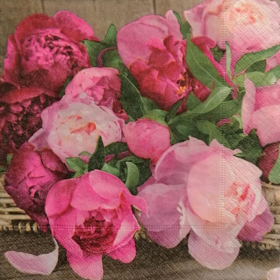 tovaglioli per decoupage rose arti e grafica busta da 2 pezzi 33 x 33 cm