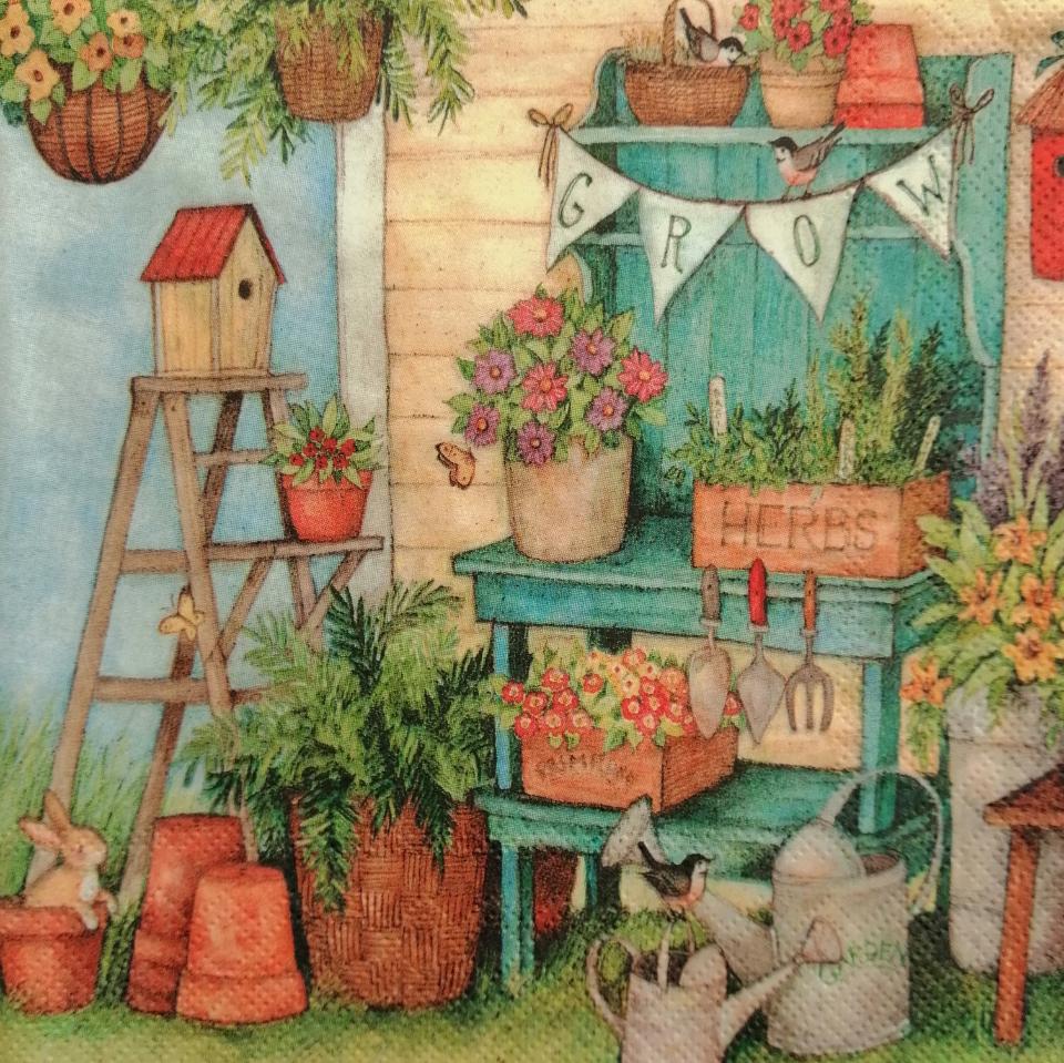 tovaglioli per decoupage giardino arti e grafica busta da 2 pezzi 33 x 33 cm
