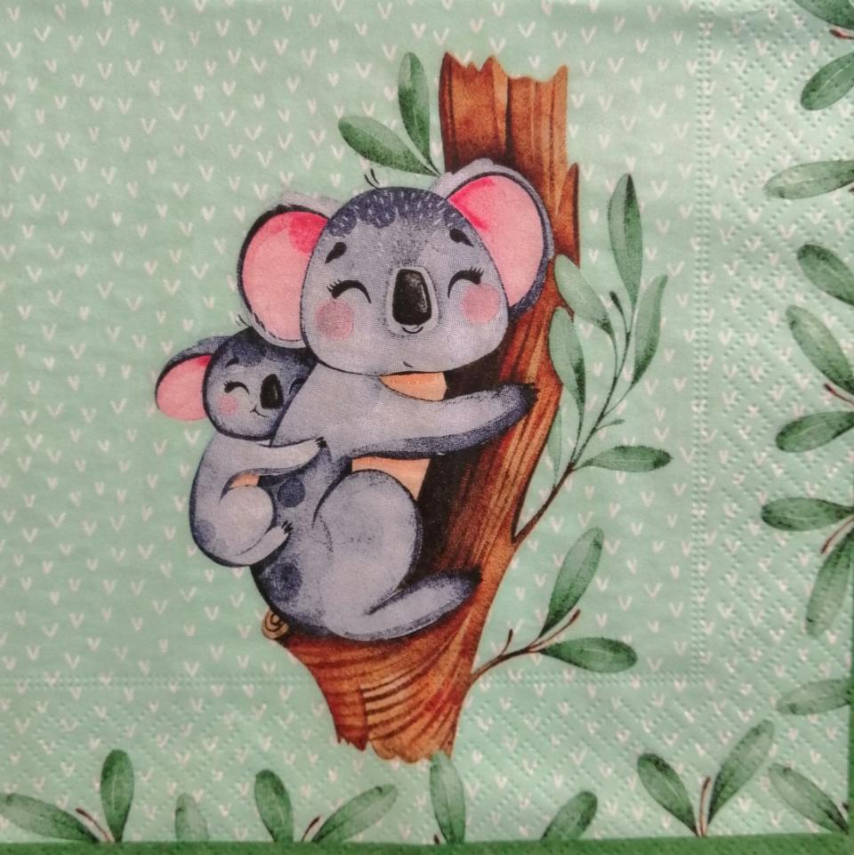 tovaglioli per decoupage animali panda arti e grafica busta da 2 pezzi 33 x 33 cm