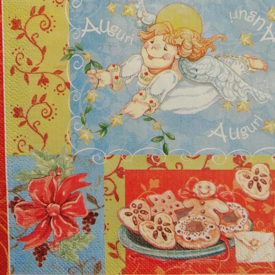 tovaglioli per decoupage decori natalizi arti e grafica busta da 2 pezzi 33x33