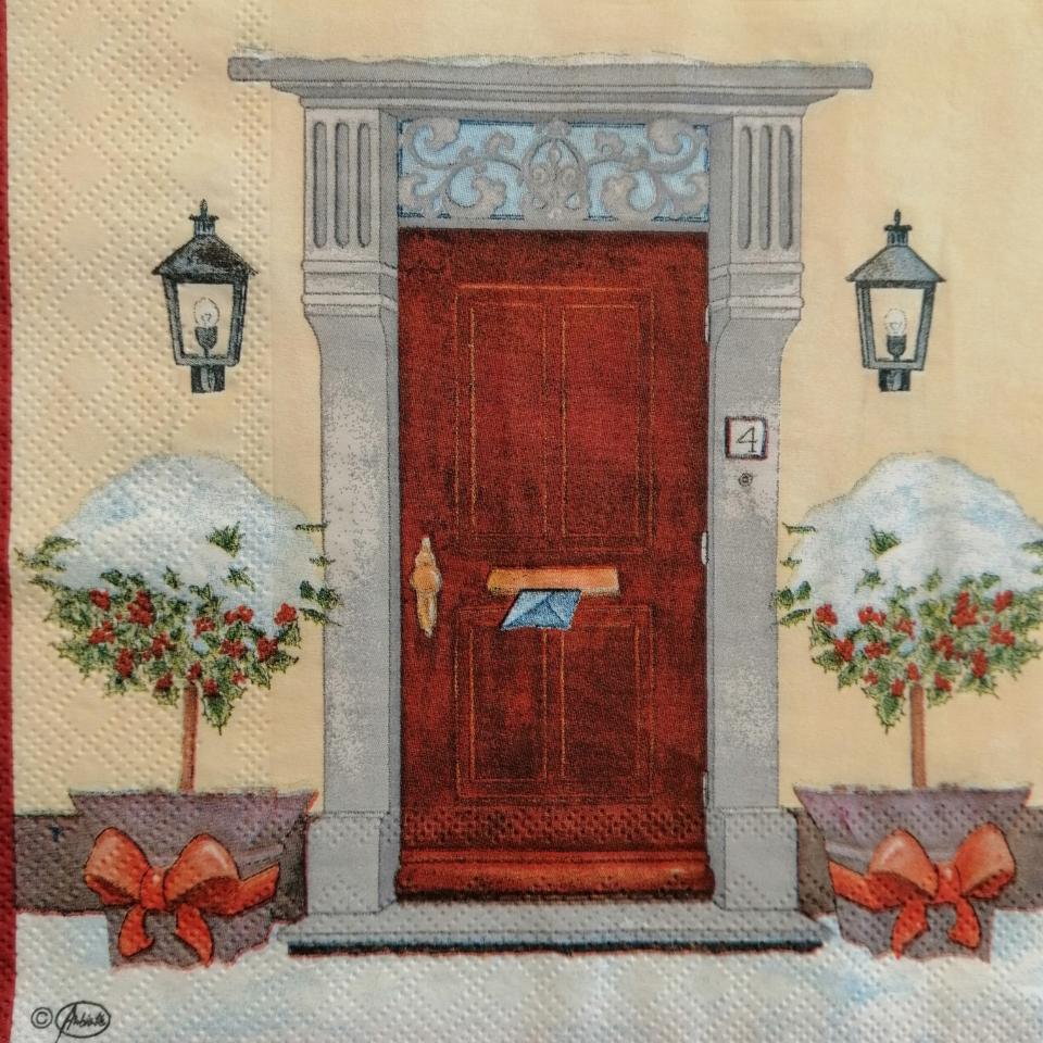 tovaglioli per  decoupage  casa addobbata arti e grafica busta da 2 pezzi 33x33