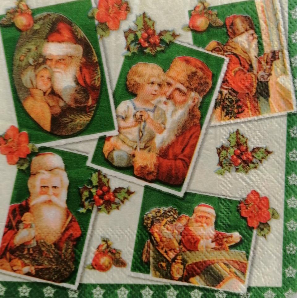 tovaglioli per decoupage natalizio immagini vintage arti e grafica busta da 2 pezzi 25x25
