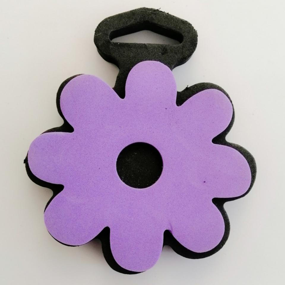 timbro in gomma a forma di fiore stamperia 7cm x 9cm