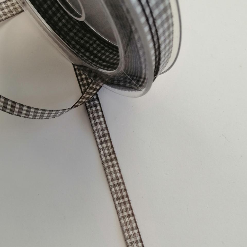 nastro quadrettato bianco e grigio Goldina 15 mm x 1 mt