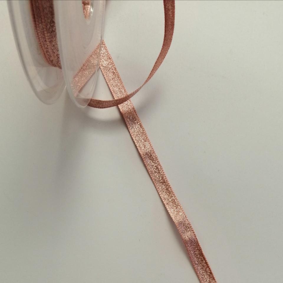 nastro rosa metallizzato nastri di mirta 7 mm x 1 mt