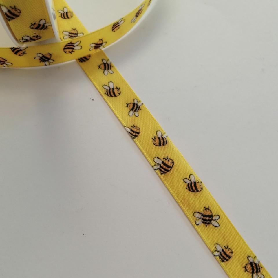 nastro giallo con api Goldina 15 mm x 1 metro