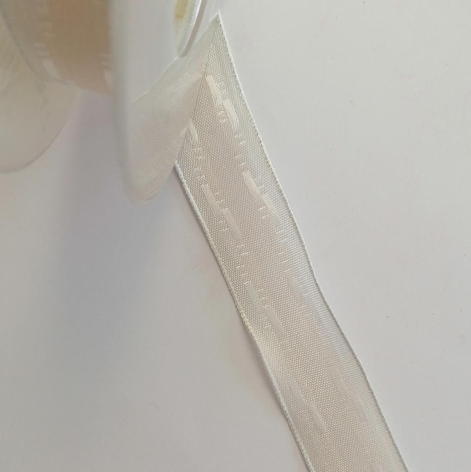 nastro color panna stafil 25mm x 1 mt