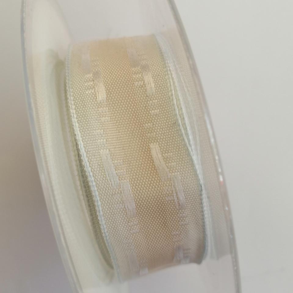 nastro color panna stafil 25mm x 1 mt
