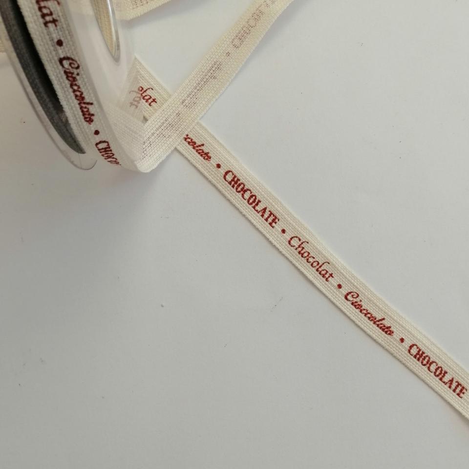 nastro panna con scritta goldina 15 mm x 1 metro