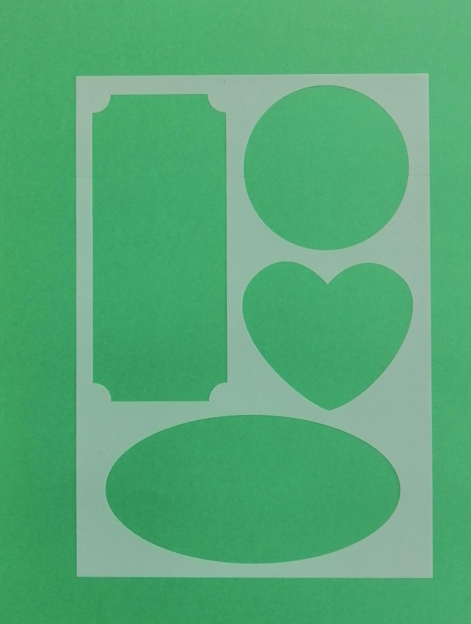 Stencil cornici stamperia 21x29,7
