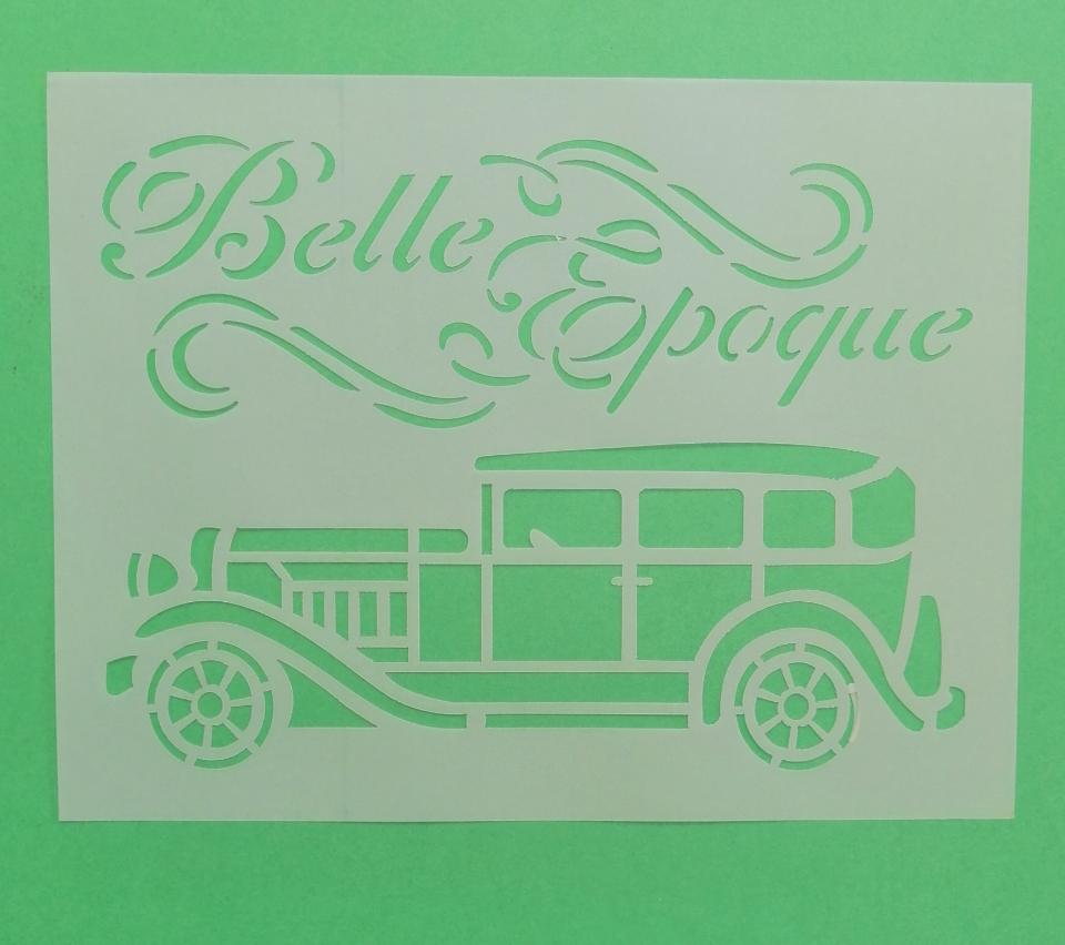 Stencil belle epoque stamperia 15 x 20