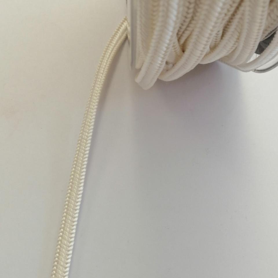 fettuccia soutache bianca toscano 5 mm x 1 metro
