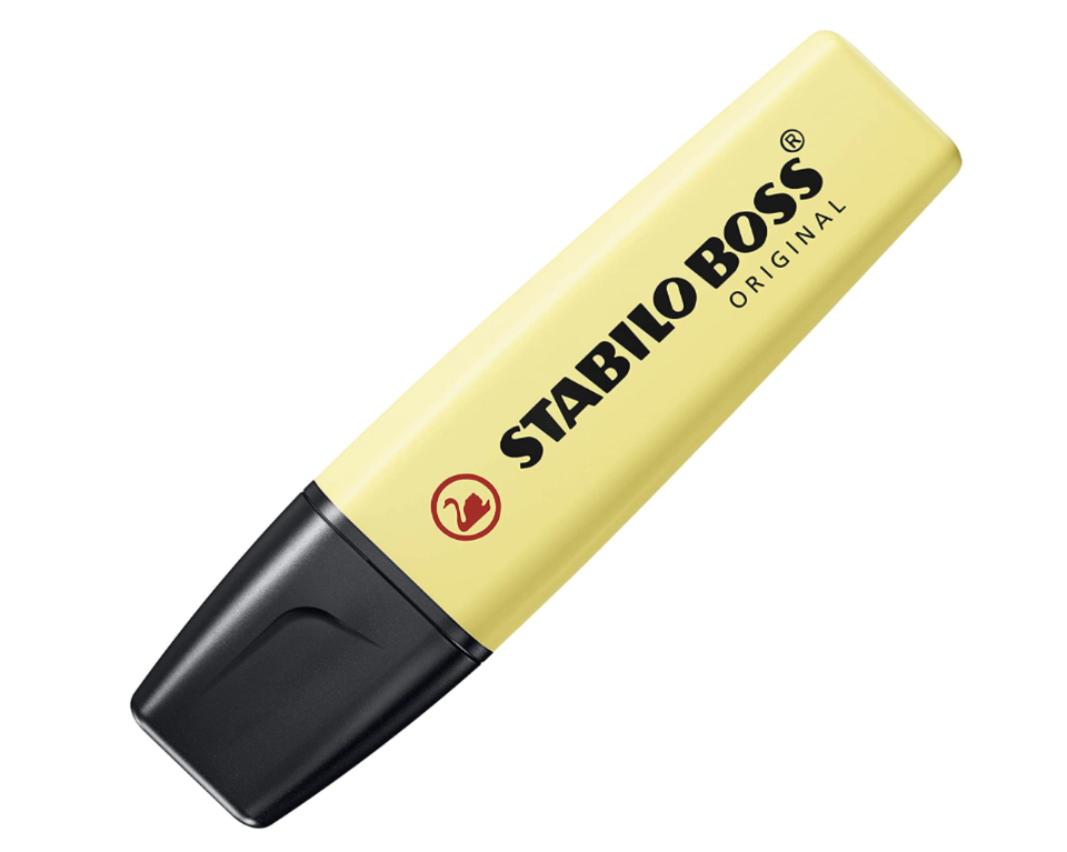 Evidenziatore  Pastel Desk-Set  Stabilo Boss Original Set con 15 evidenziatori