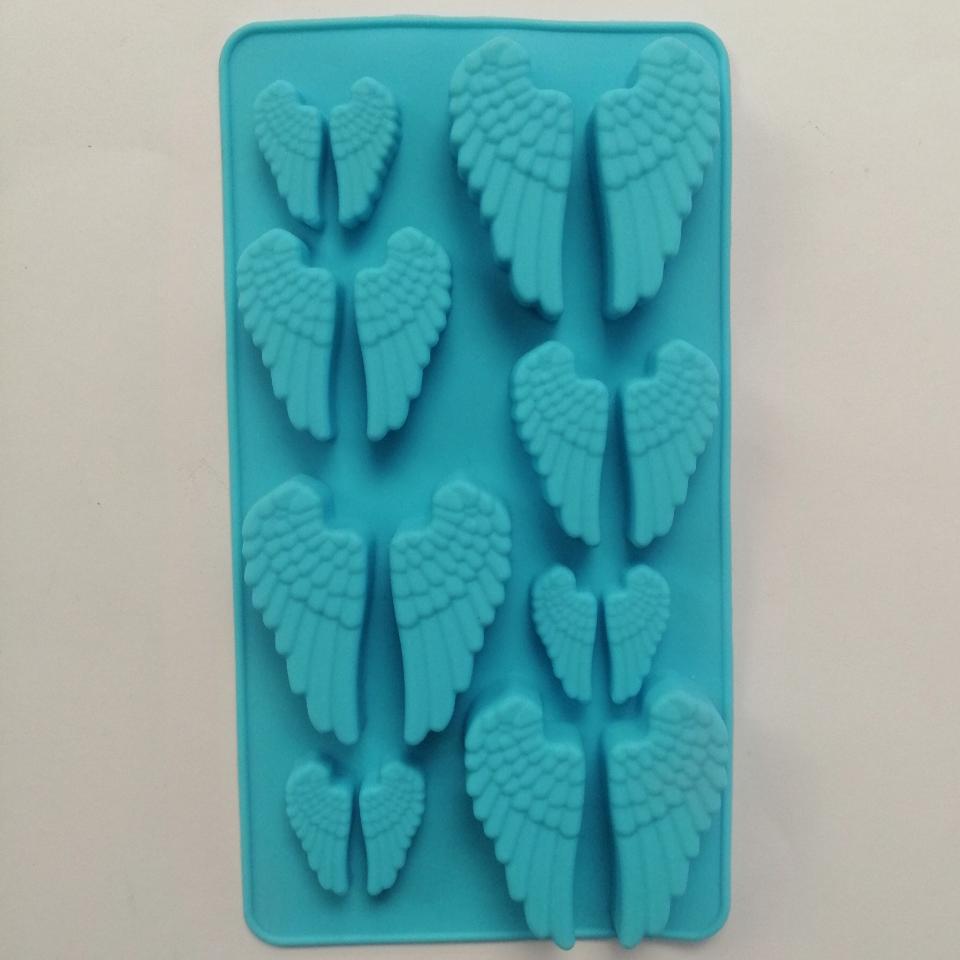 Stampo in silicone a forma di ali hobby fun 12 x 21 cm