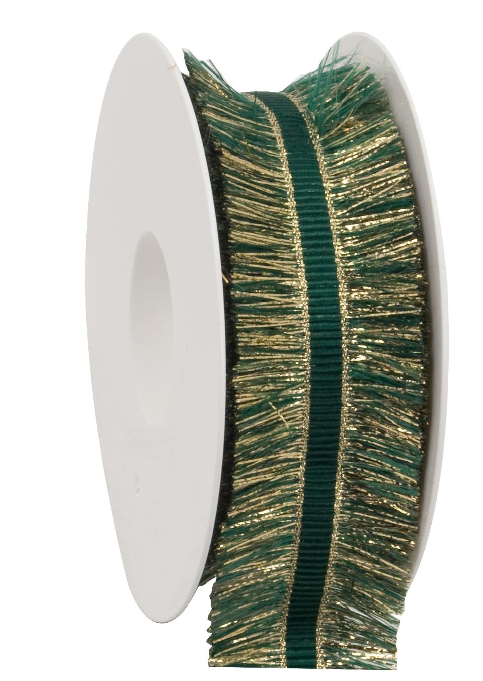 Nastro lurex verde goldina 40 mm x 1 mt