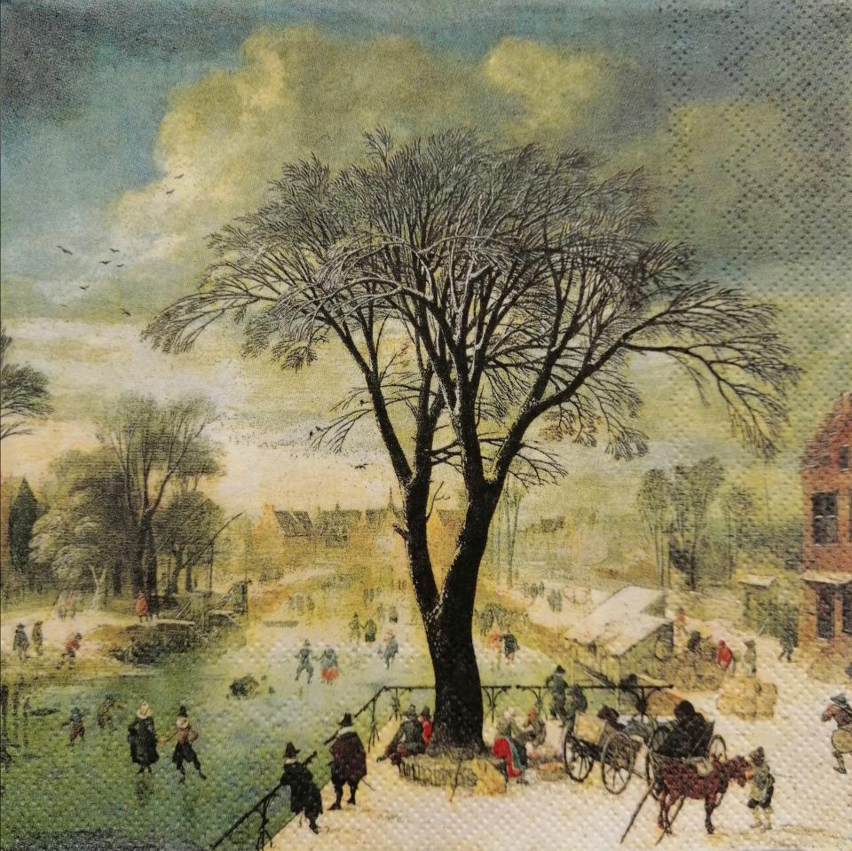 tovaglioli per decoupage paesaggio arti e grafica busta da 2 pezzi 33x33 cm