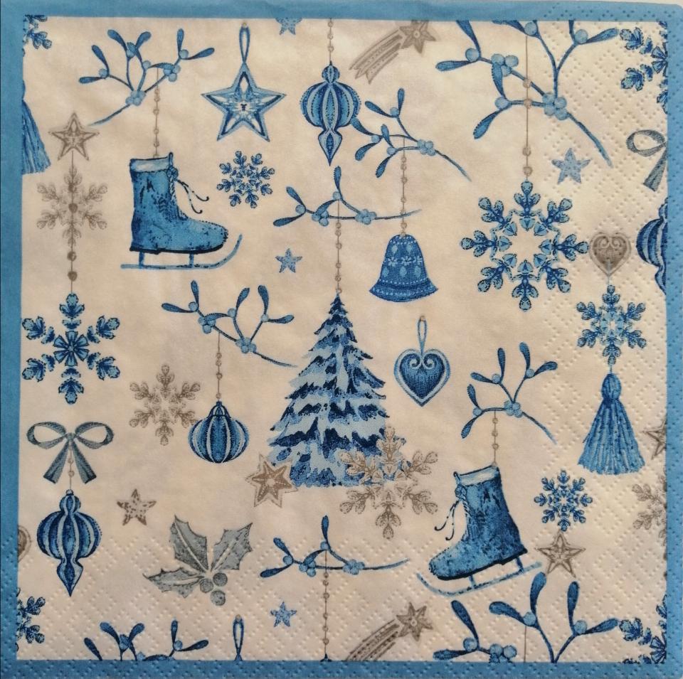 tovaglioli per decoupage  decori di natale arti e grafica busta da 2 pezzi 33x33 cm