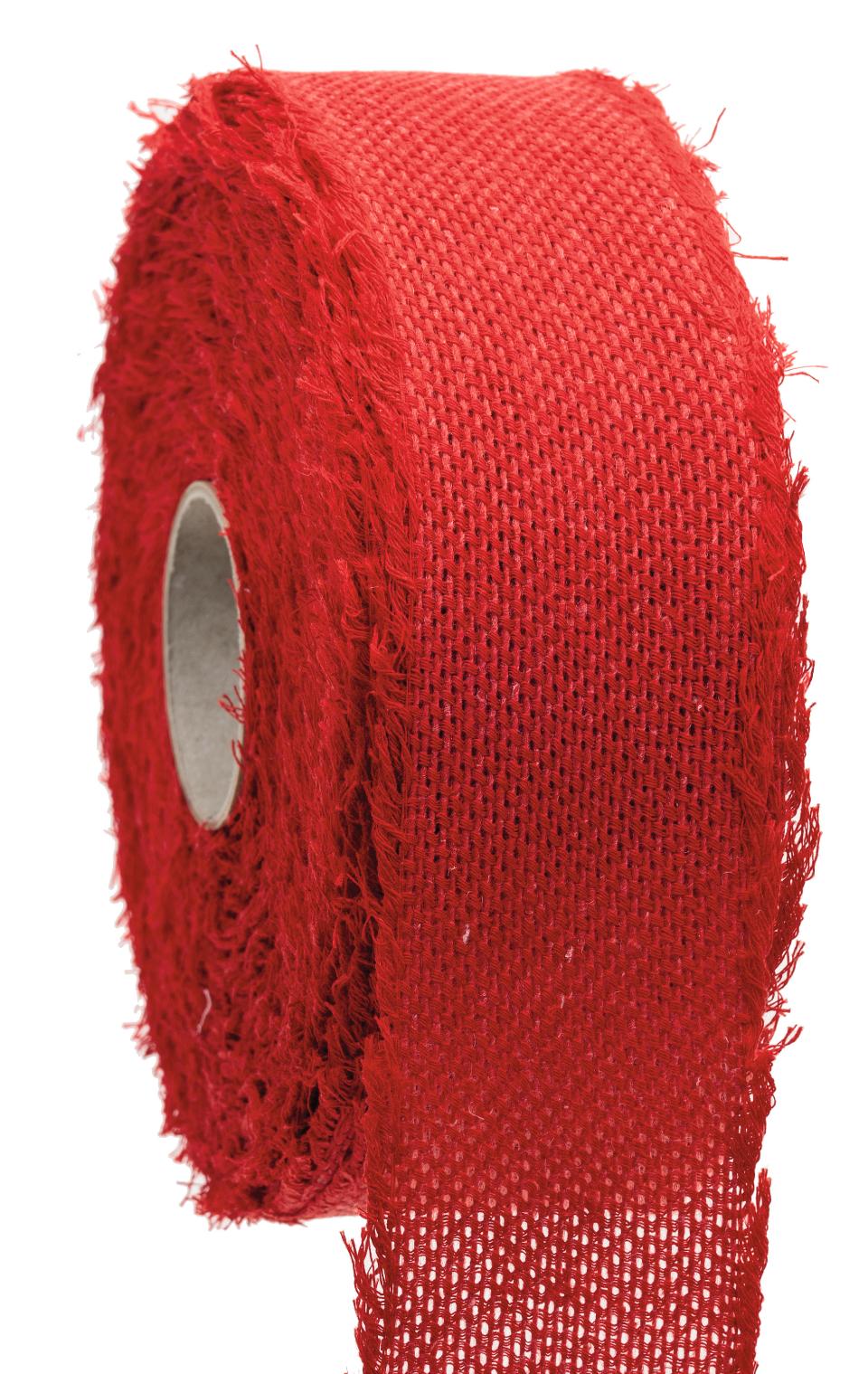 Nastro nature rustico colore rosso Goldina 40 mm x 1 mt