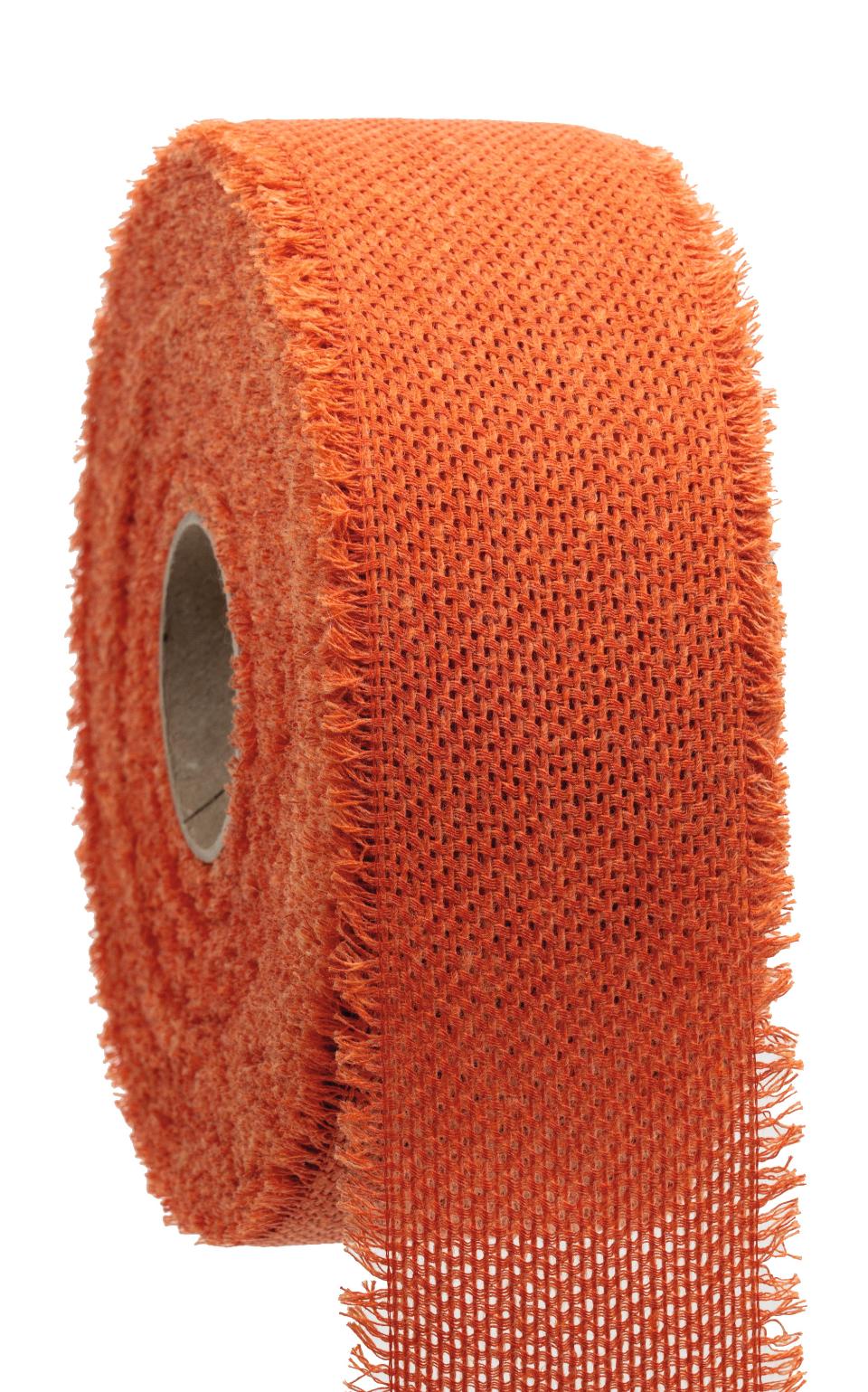 Nastro nature rustico colore arancio Goldina 55 mm x 1 mt