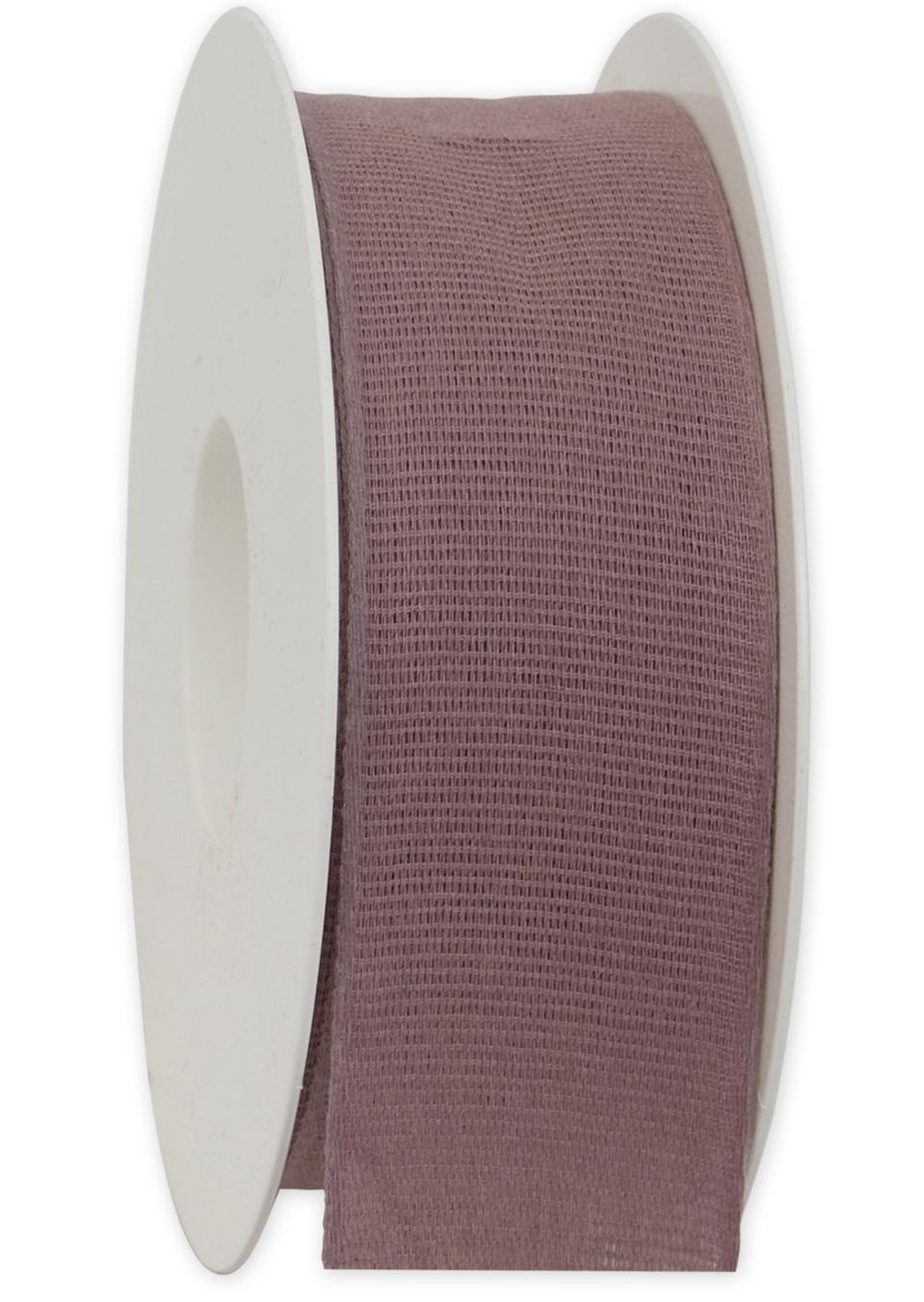 nastro unica tinta rustico chic dawn pink Goldina 40mm x 1 metro