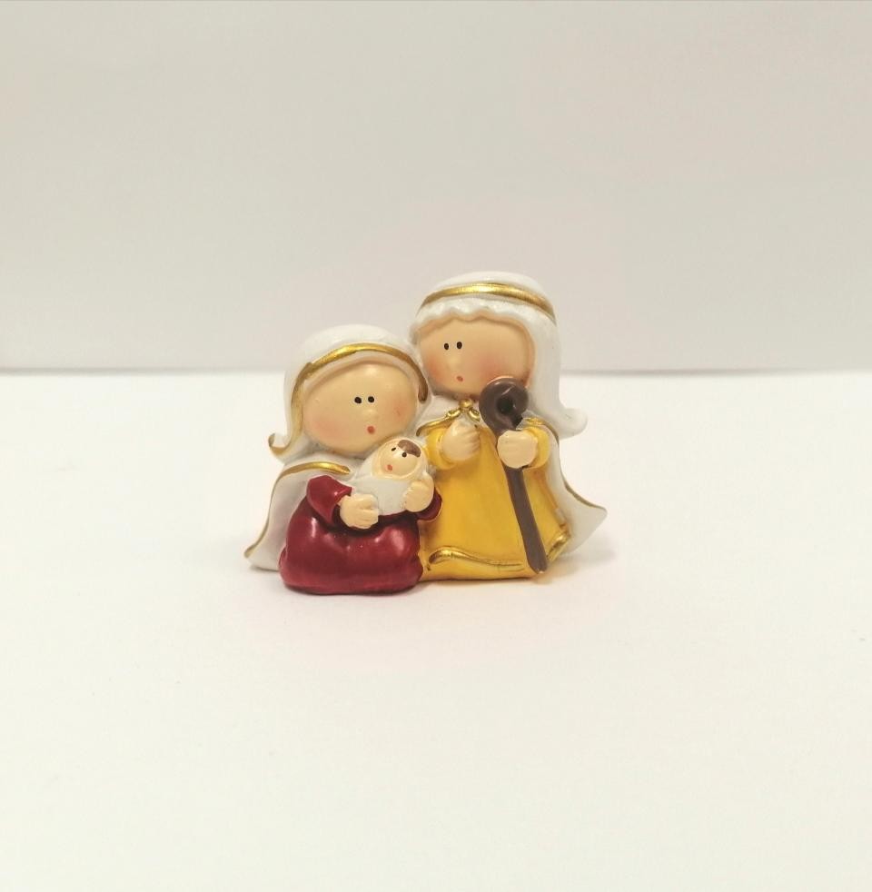 Sacra famiglia in stile Thun marianne hobby 1 pezzo di 4 cm x 4cm circa