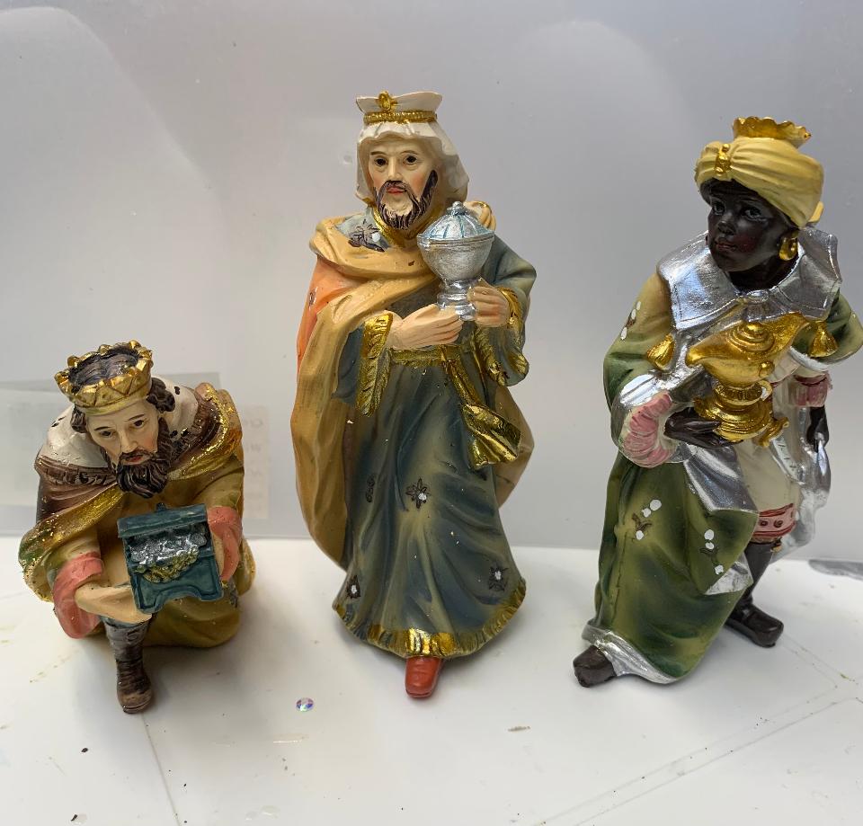 Re Magi per presepe Dekoprojekt Sandro Scheuerer e K. Altezza massima 10 cm