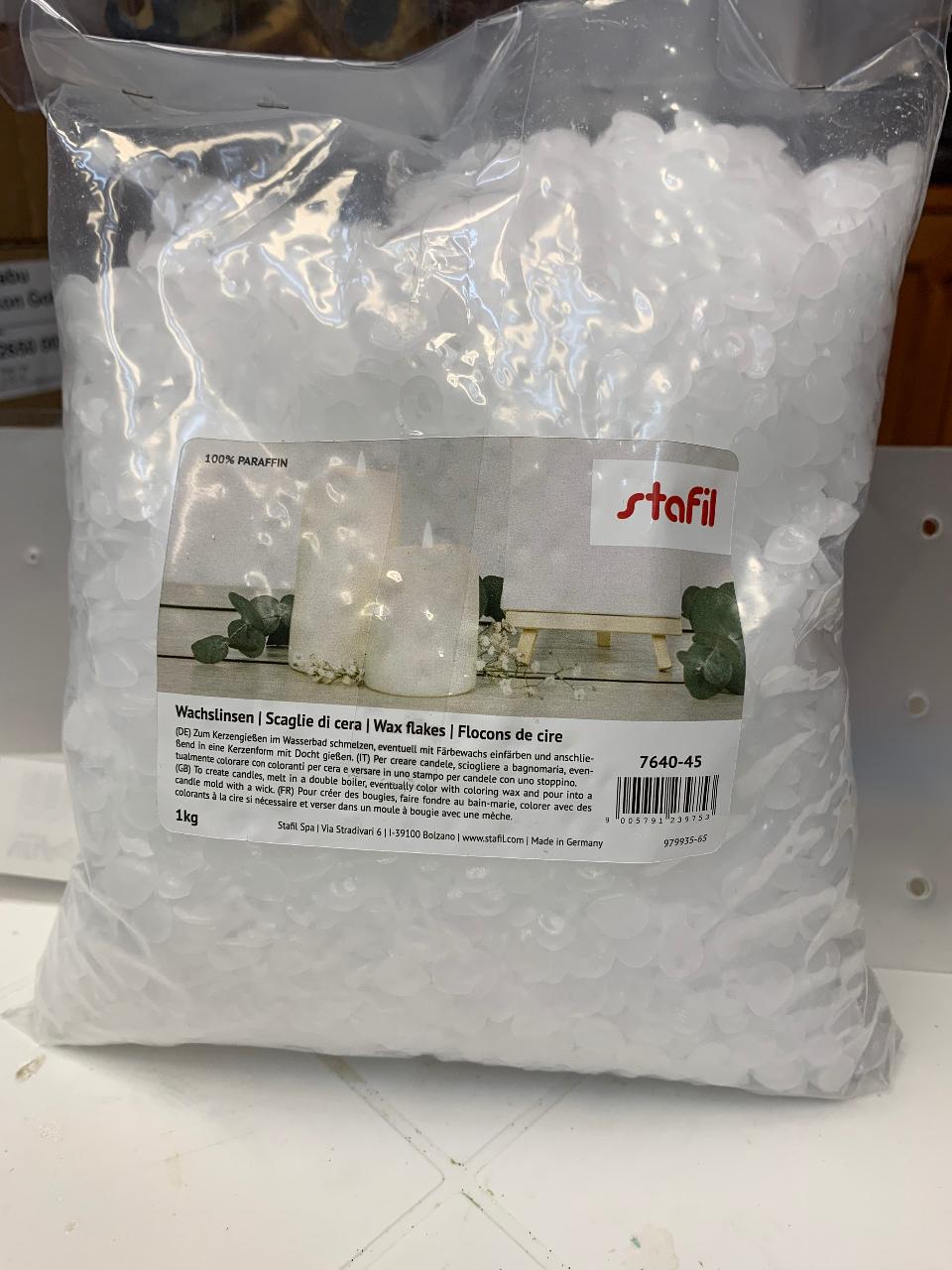 Scaglie di Cera Stafil Confezione da 1 Kg