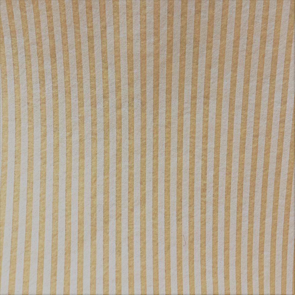 Pannolenci giallo  a righe bianche 1mm stafil h90x50cm