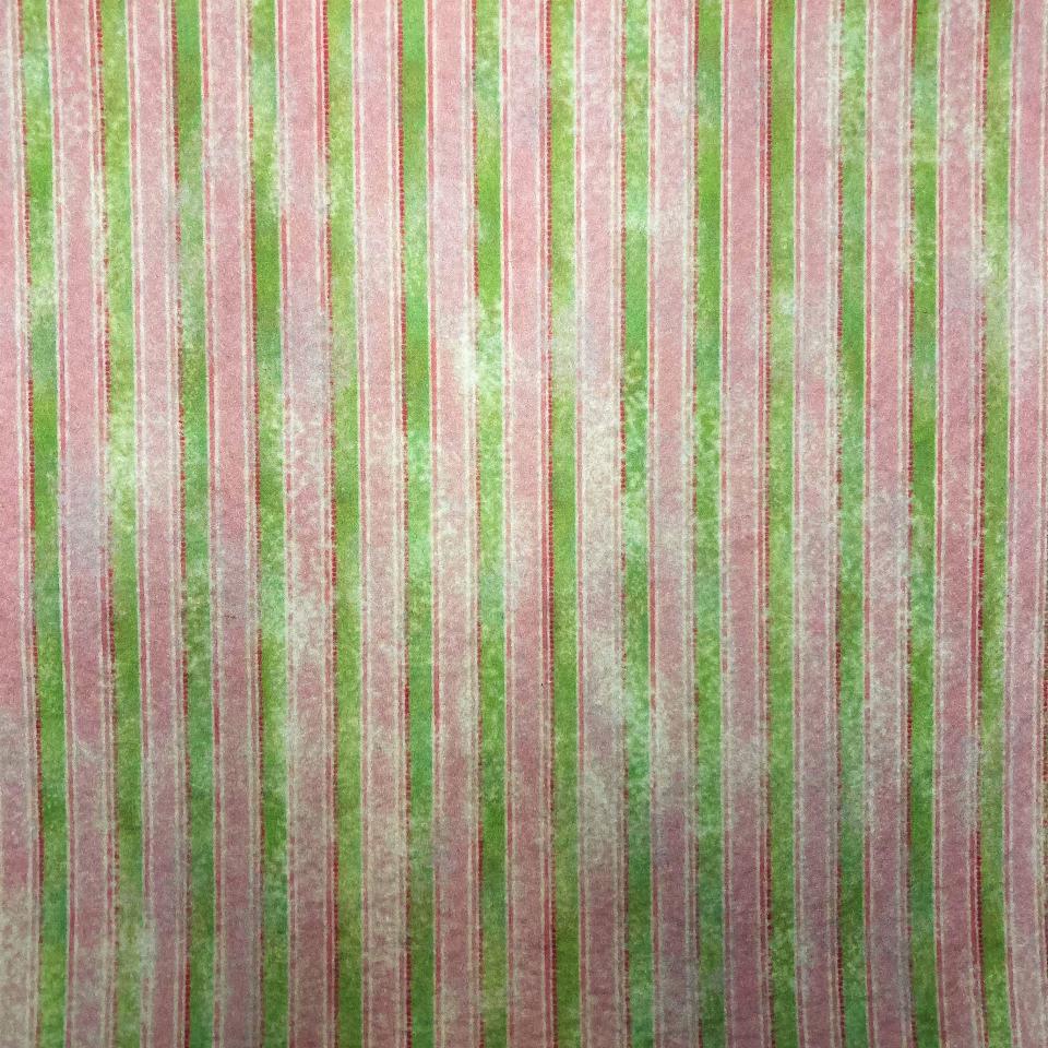 Feltro stampato strisce rosa e verde  stamperia 30x30