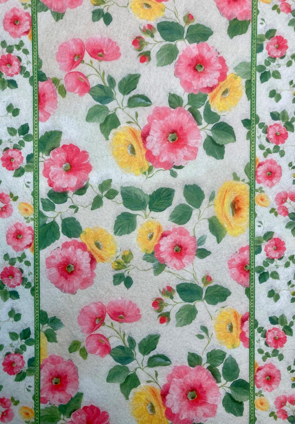 Feltro Decor fiori  Stamperia  1 mm Spessore - H 70 x L 50 cm