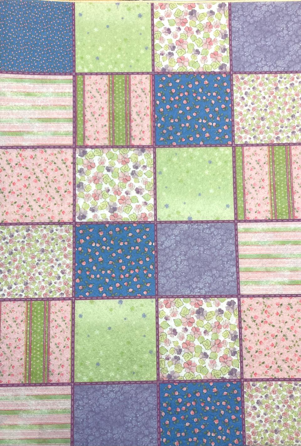 Feltro Decor quadri colorati Stamperia  1 mm Spessore - H 70 x L 50 cm