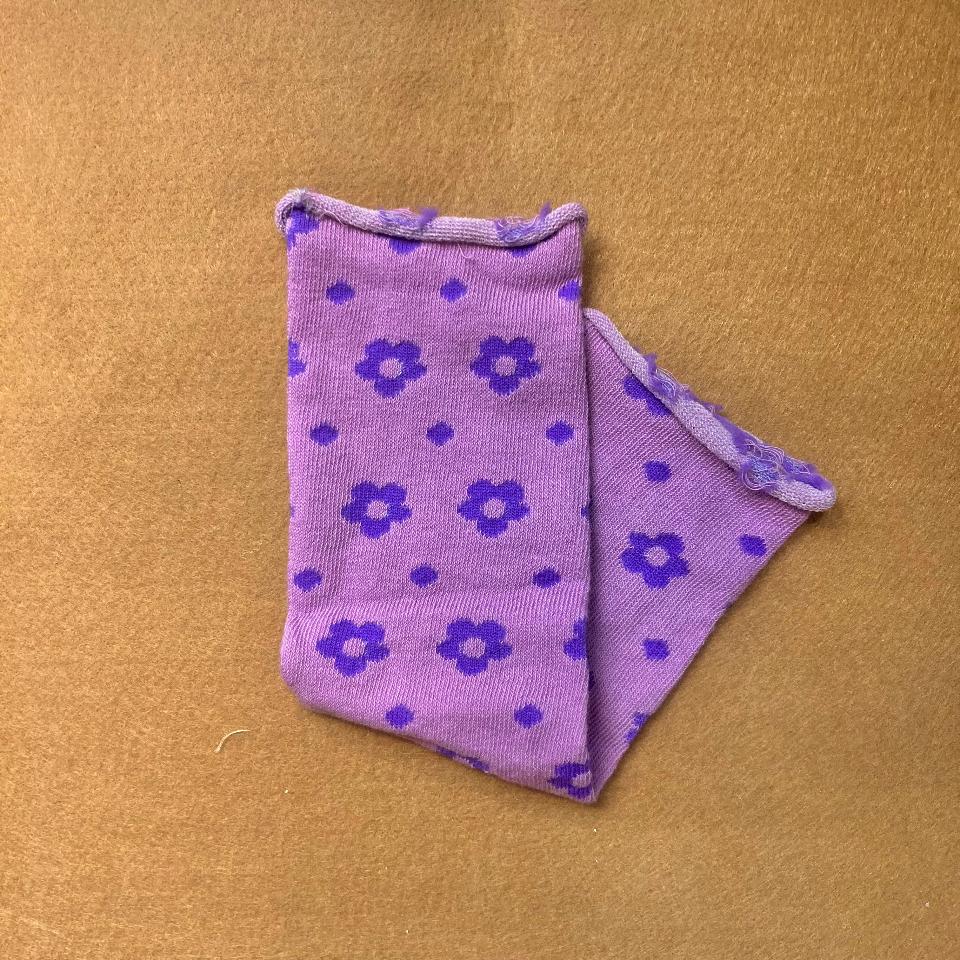 Tubolare Loop Rosa con fiori Viola Stafil 30x8 cm