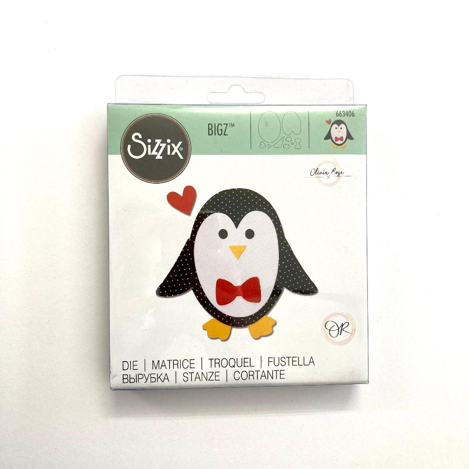 Fustella Bigz Pinguino Sizzix compatibile Big Shot