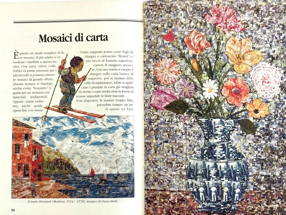 Tecniche del Mosaico - Corso Pratico - Sandro Baroni Antea Edizioni Libro