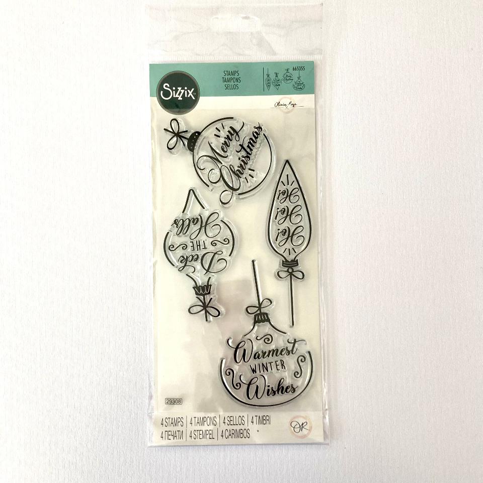 Fustella 4 stampi Natalizi sizzix 4 pz