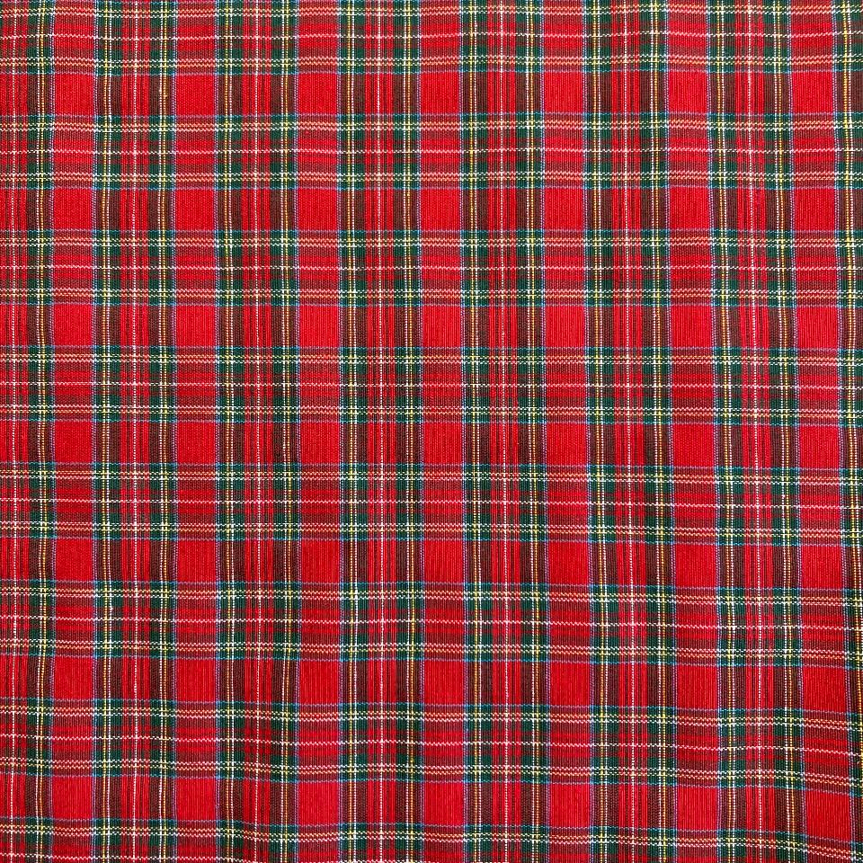 Tessuto Tartan Scozzese Rosso  Arti e Grafica 280 x 50 cm