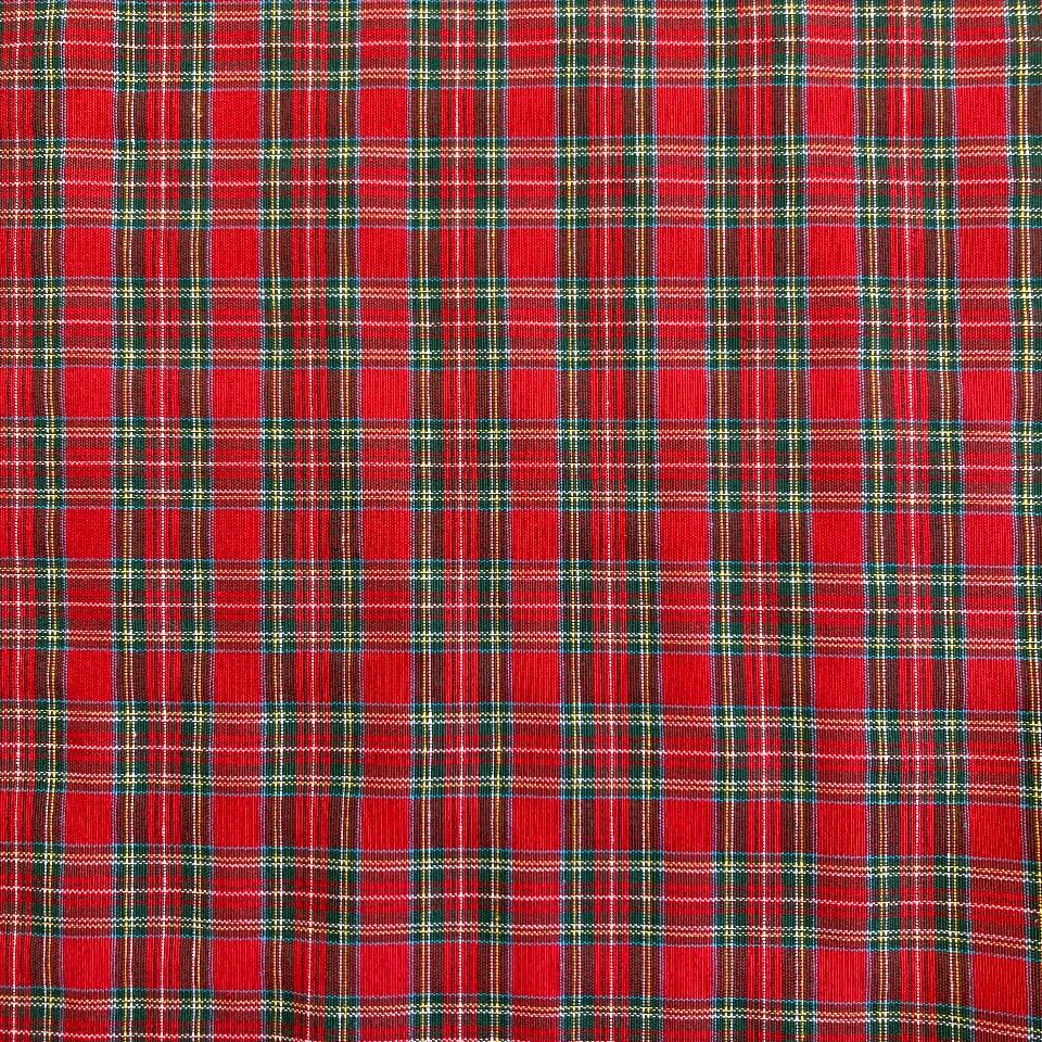 Tessuto Tartan Scozzese Rosso  Arti e Grafica 280 x 50 cm