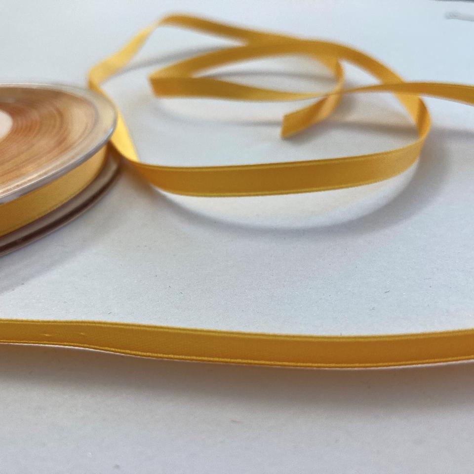 Nastro unica tinta Giallo Scuro - 6 mm Stafil Busta da 5 m