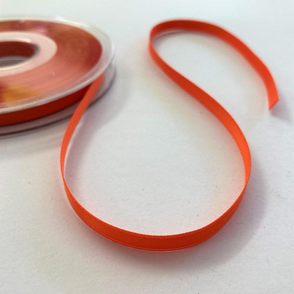 Nastro unica tinta Arancio - 6 mm Stafil Busta da 5 m