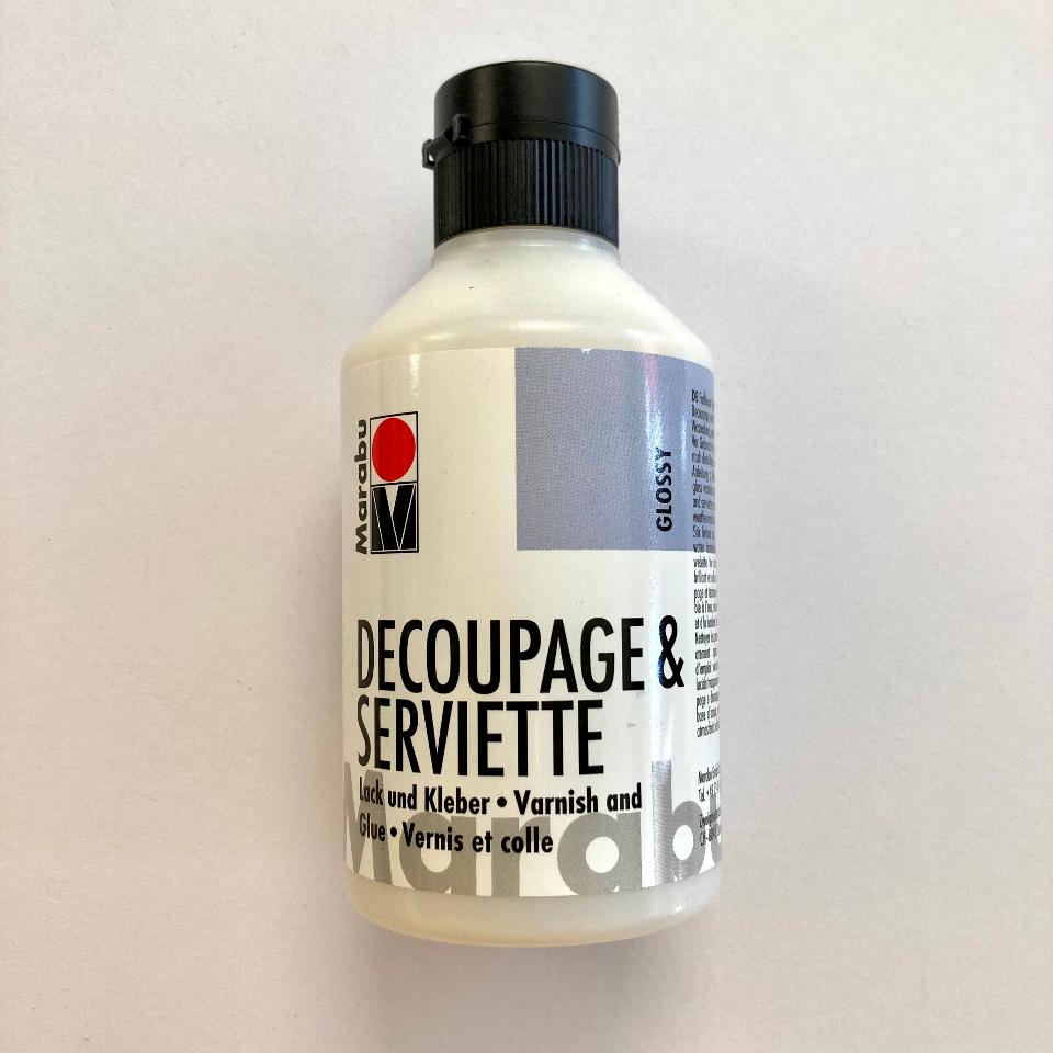 Colla vernice  per Decoupage marabu 250 ml