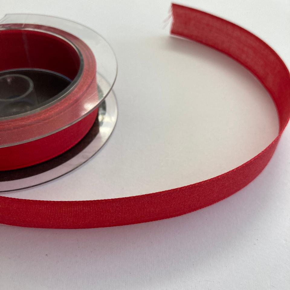 Nastro unica tinta colore rosso Goldi Decor 25 mm x 1 mt