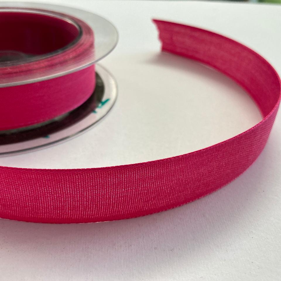 Nastro Unica Tinta Fuchsia  - 25 mm Stafil 25 mm x 1 m