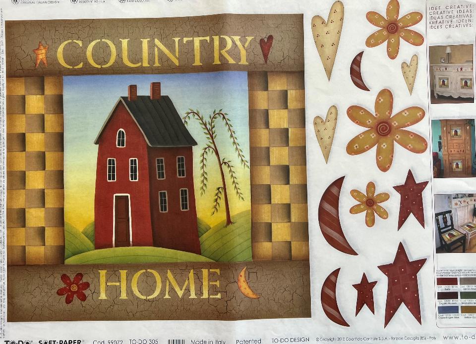 Carta velo - Country Home (SC3) TODO Paper Soft 50x70 cm