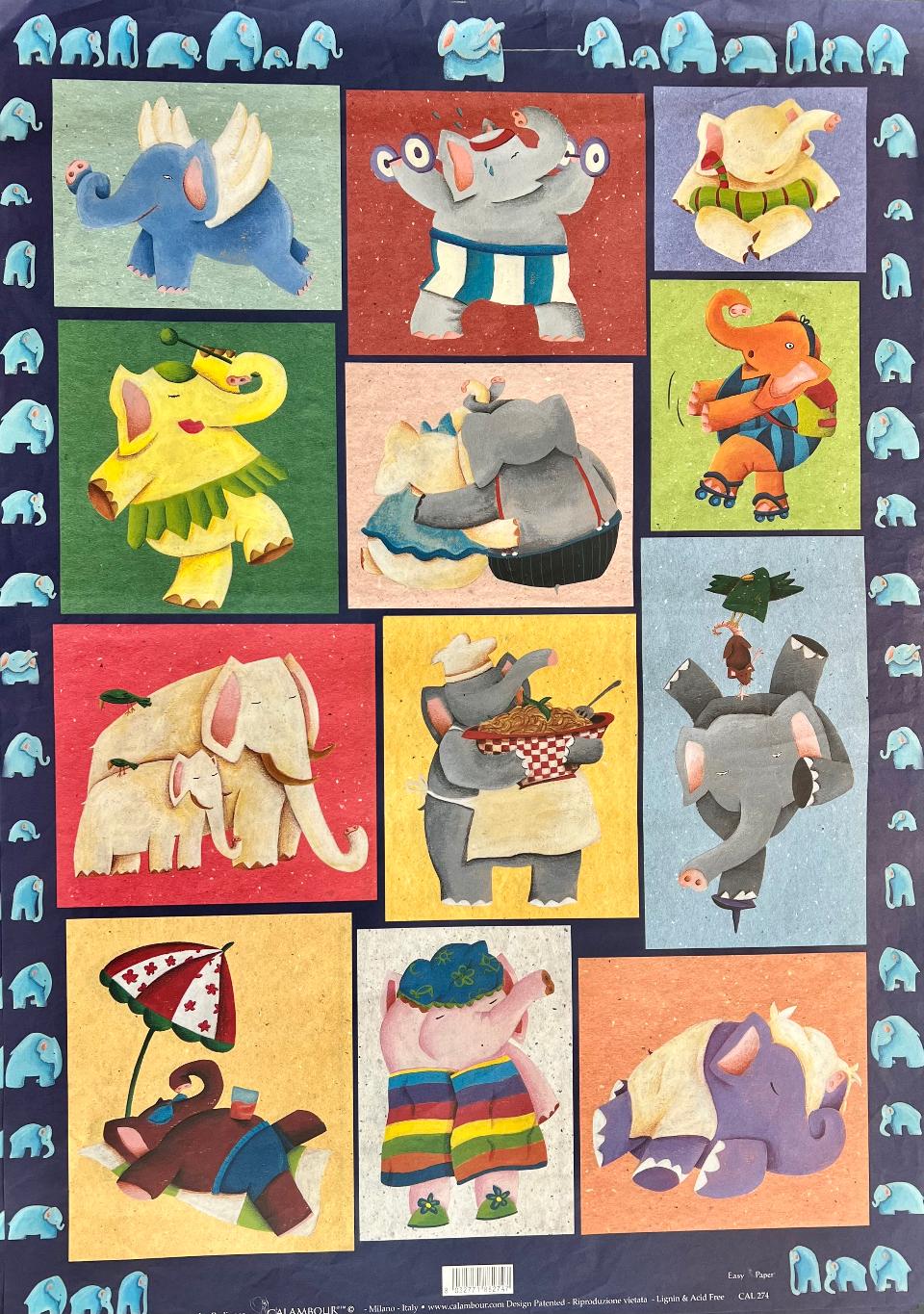 Carta Classic - Elefantini (sc2) Calambour 50x70 cm