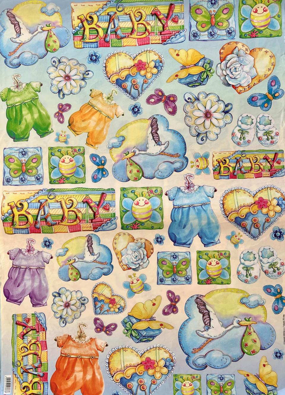 Carta Classic - Baby Maschietto (sc2) Stamperia 50x70 cm