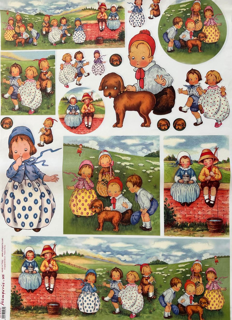 Carta Classic - Bambini (sc2) Stamperia 50x70 cm