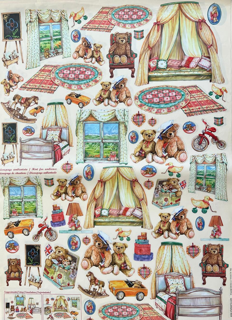 Carta Classic - Orsi (sc2) Stamperia 50x70 cm